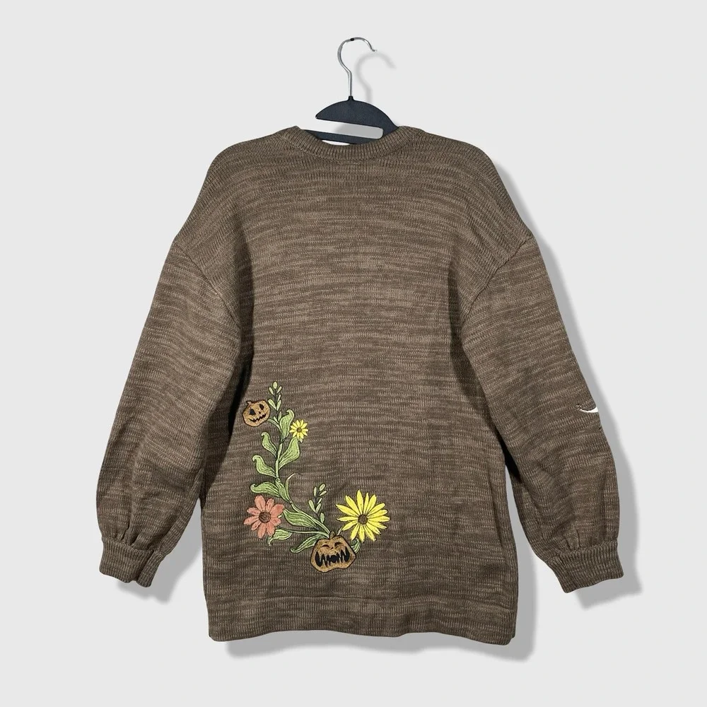 Her Universe Cardigan Women Small Brown Nightmare Before Christmas Disneycore